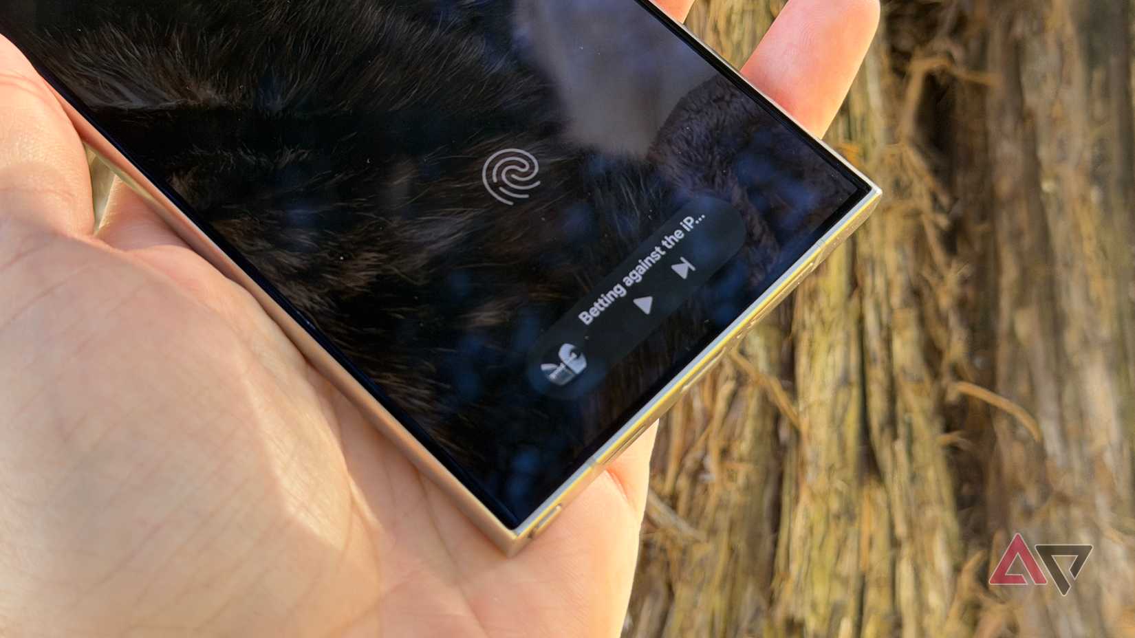 Now Bar running on the Samsung Galaxy S24 Ultra