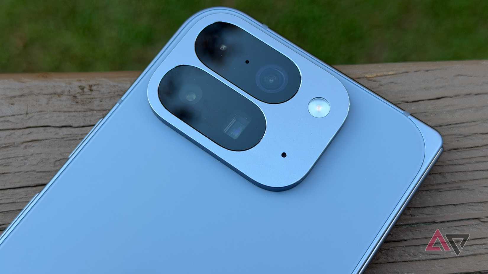 Camera array closeup on the Google Pixel 10 Pro Fold