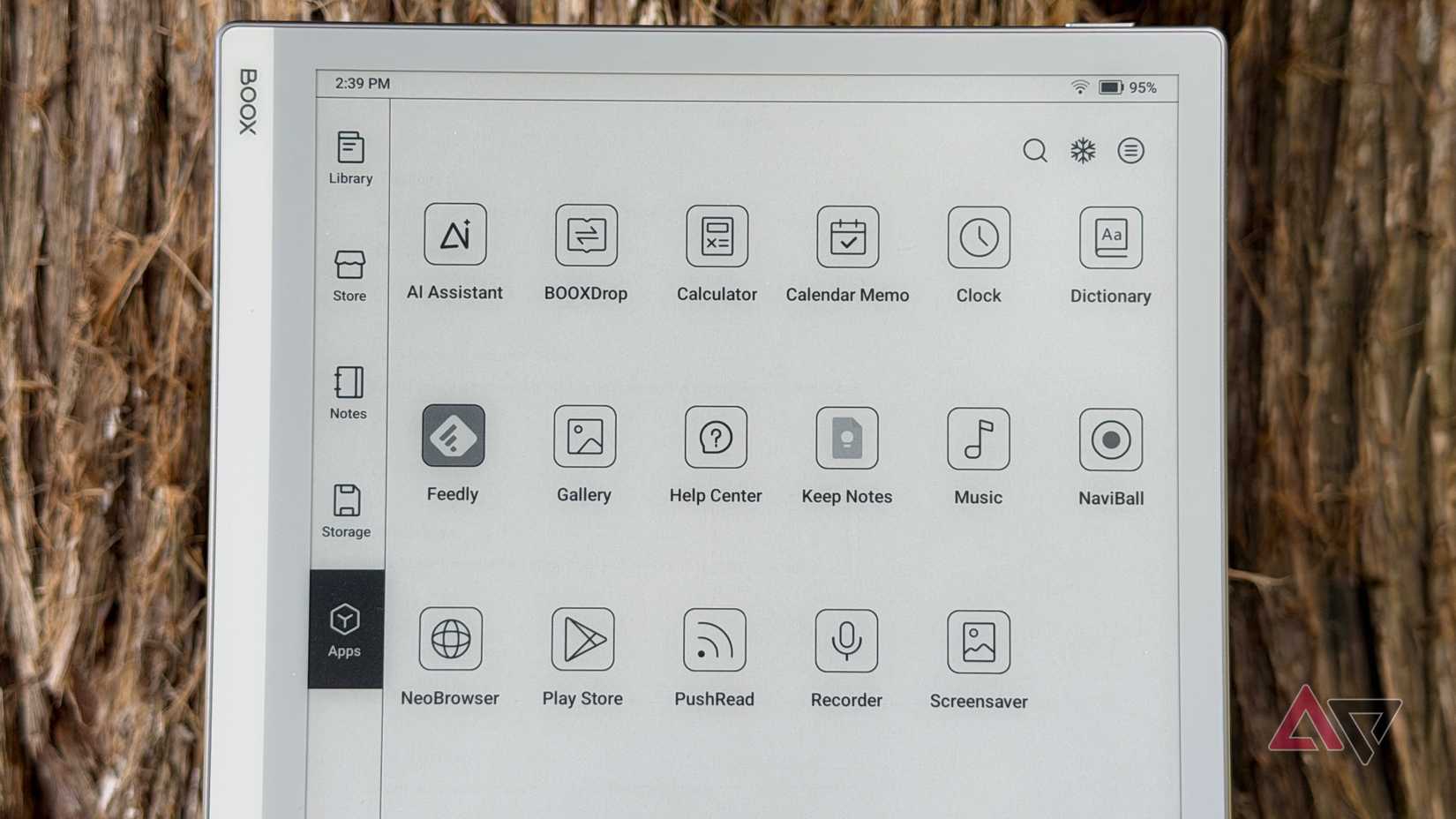 Aplicativo Feedly listado no Onyx Boox Go 10.3