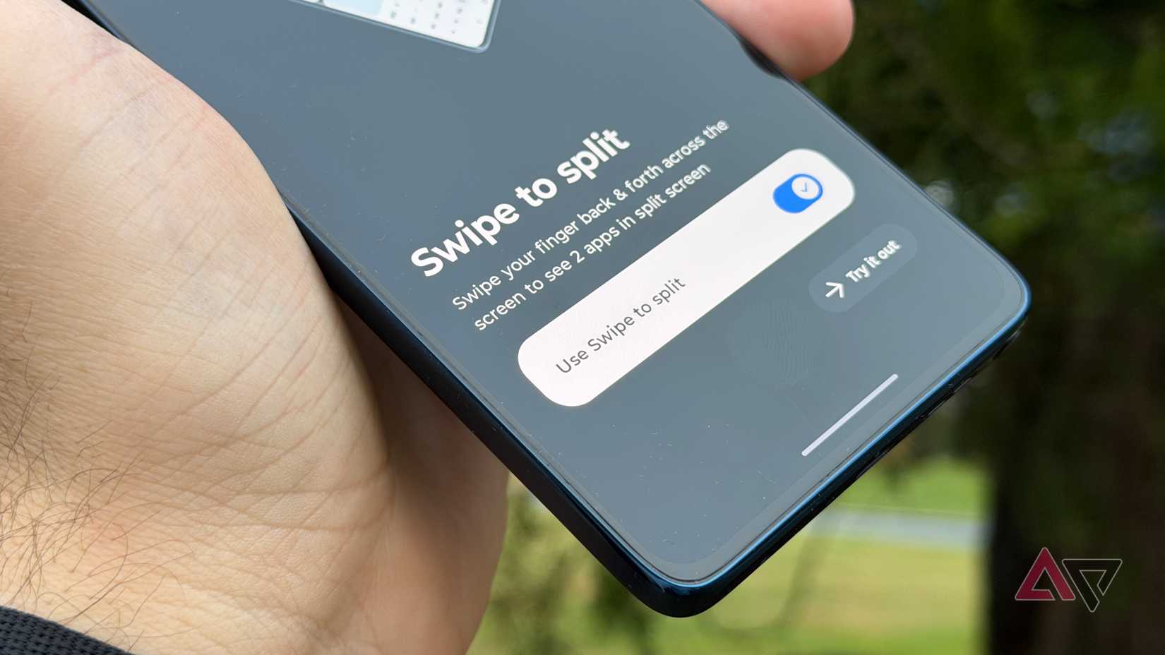 Deslize para dividir mostrado no Moto G Stylus 2025