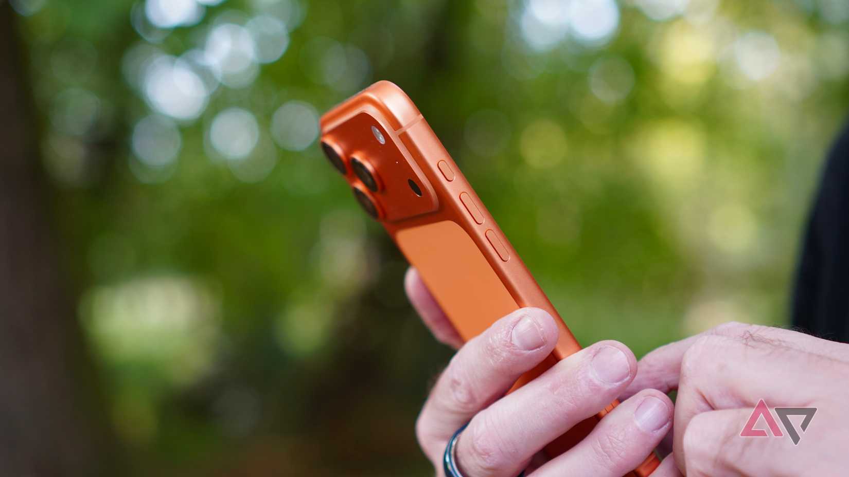 A person holding the Apple iPhone 17 Pro Max