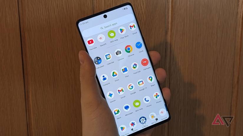 telefone Android na mão