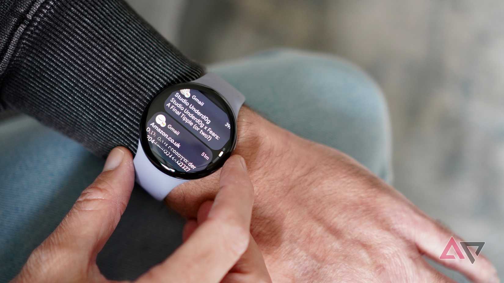 Notificações no Google Pixel Watch 4