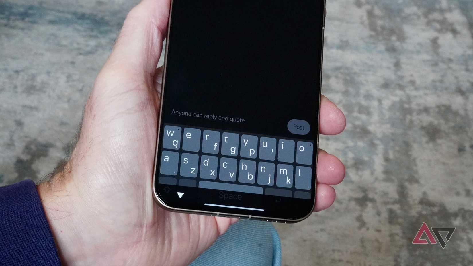 As chaves do qwerty mini -teclado