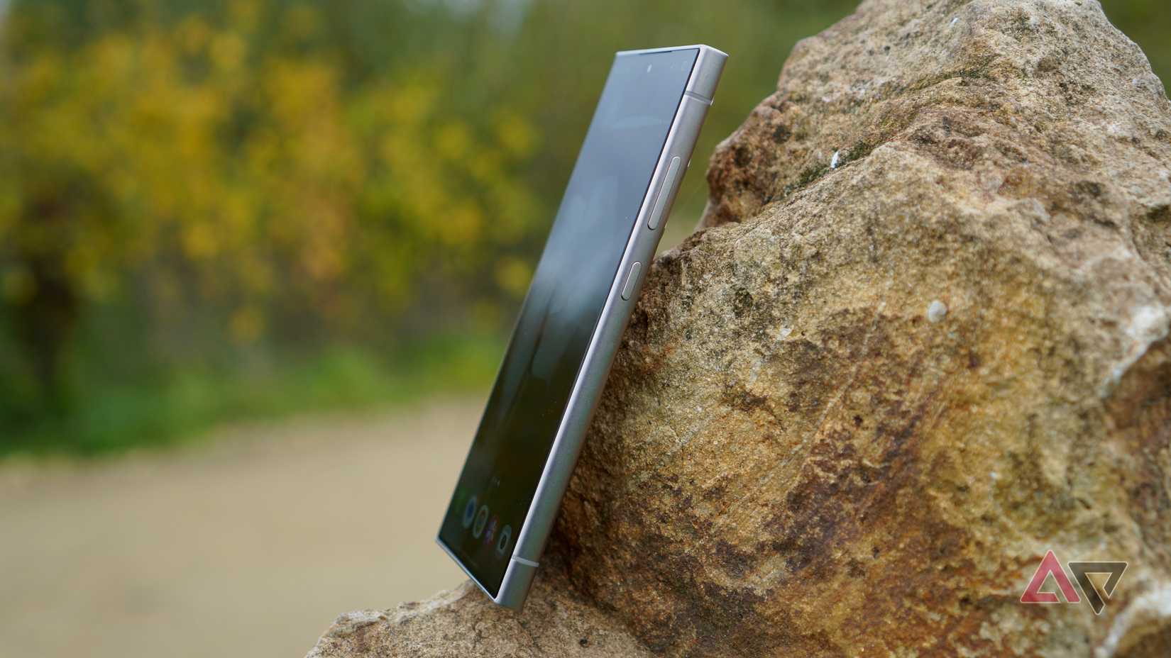 The side of the Samsung Galaxy S24 Ultra