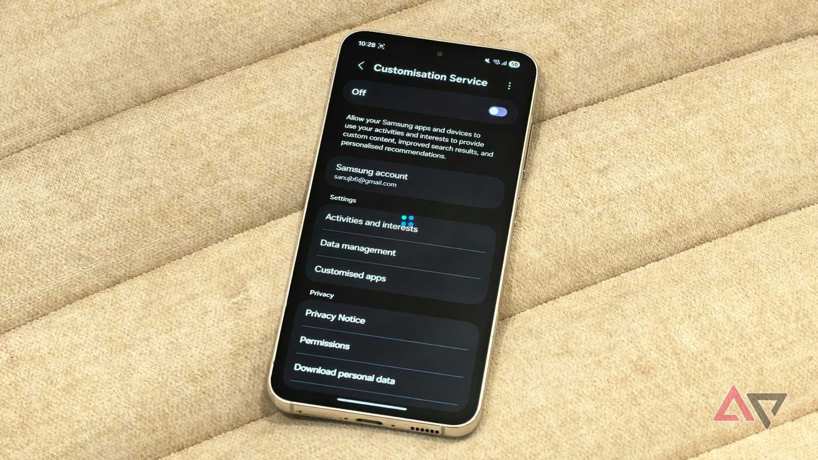 Customization service in One UI
