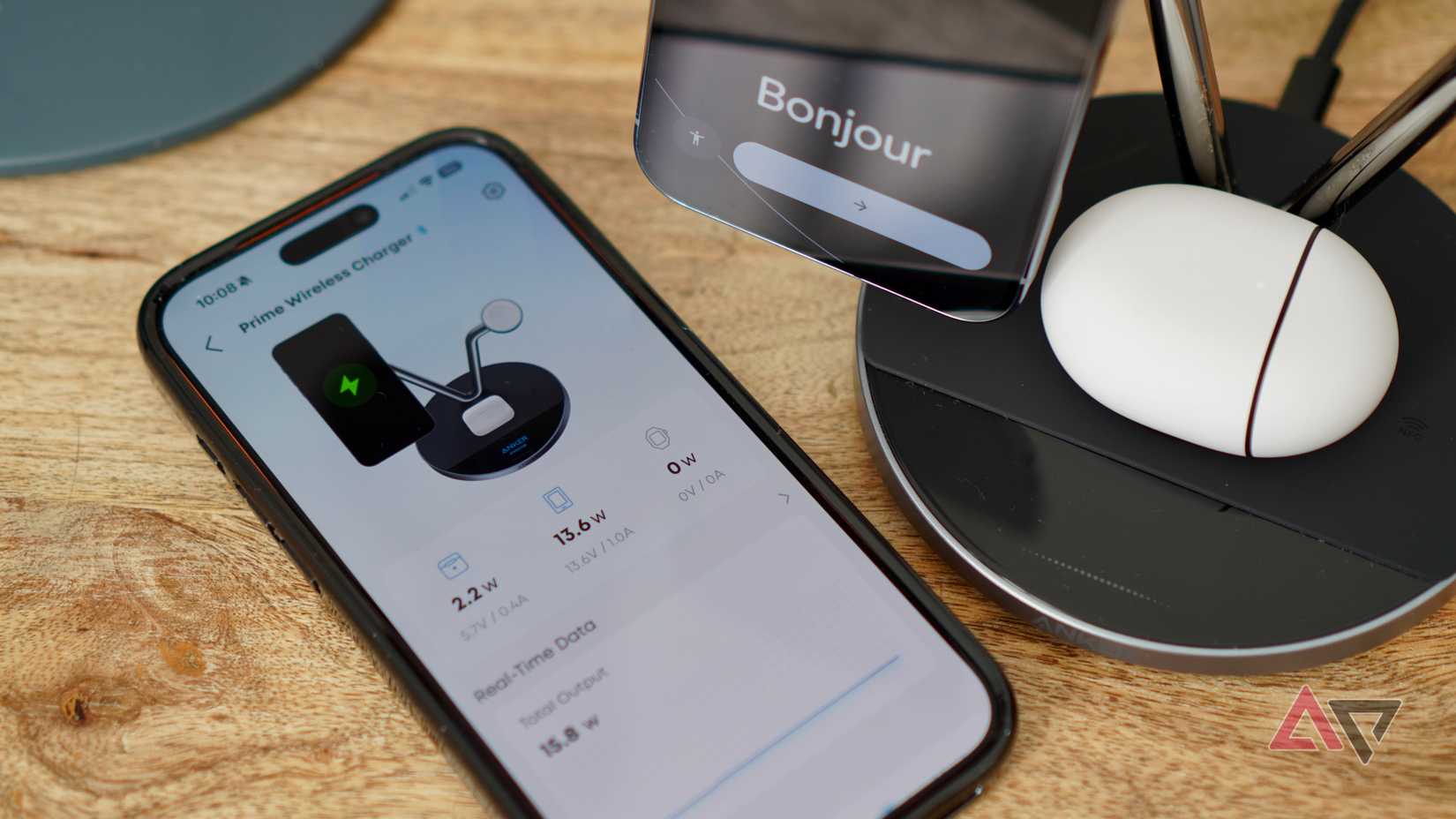 O aplicativo do carregador sem fio Anker Prime