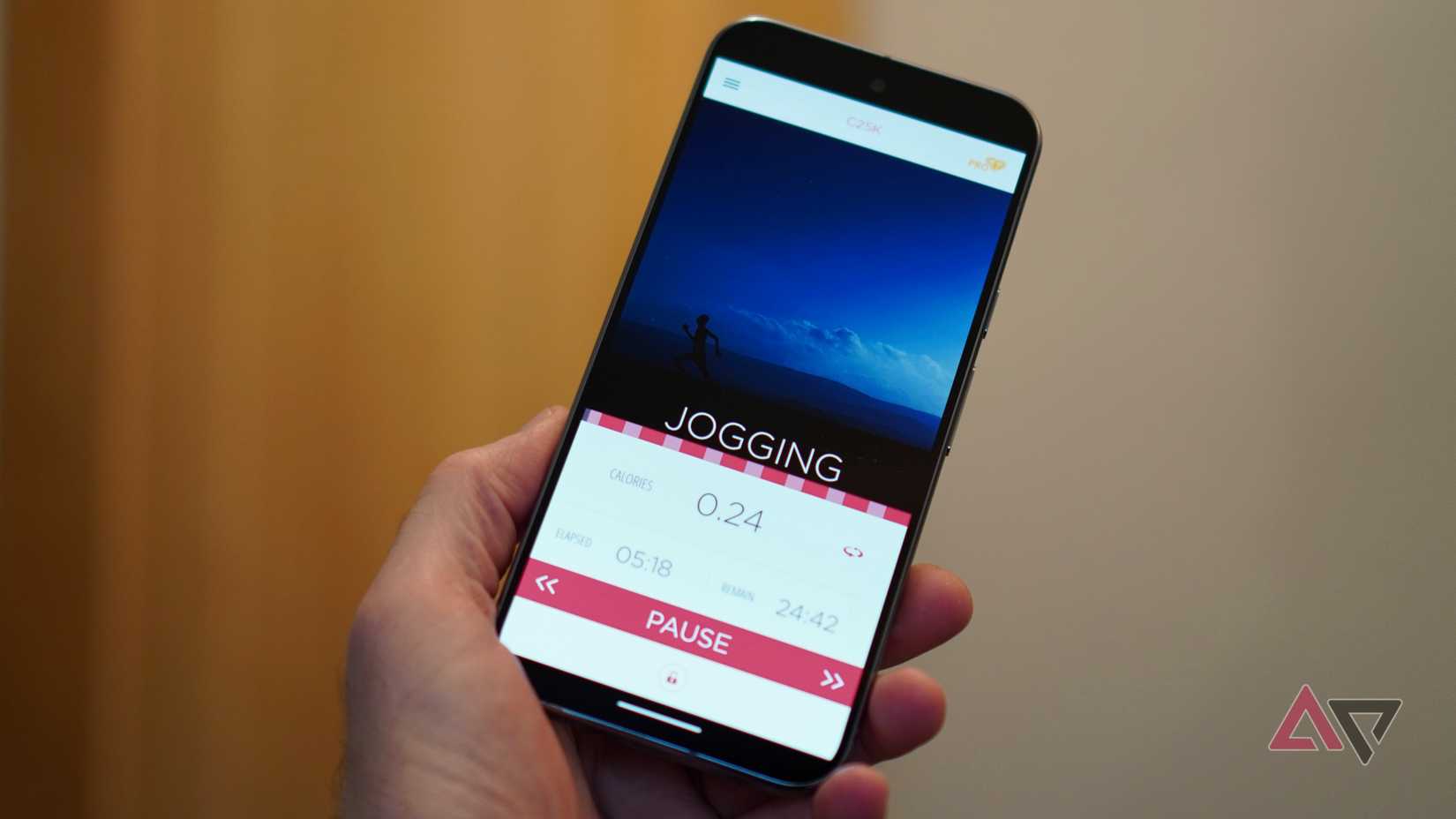 O aplicativo C25K no Google Pixel 10 Pro XL