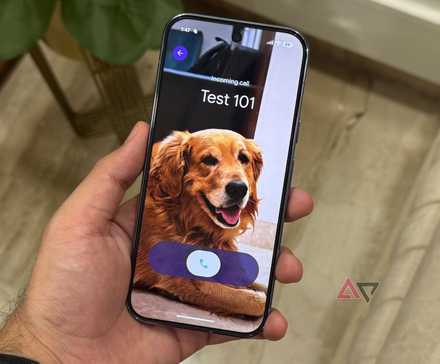 Cartão telefônico em um telefone Android