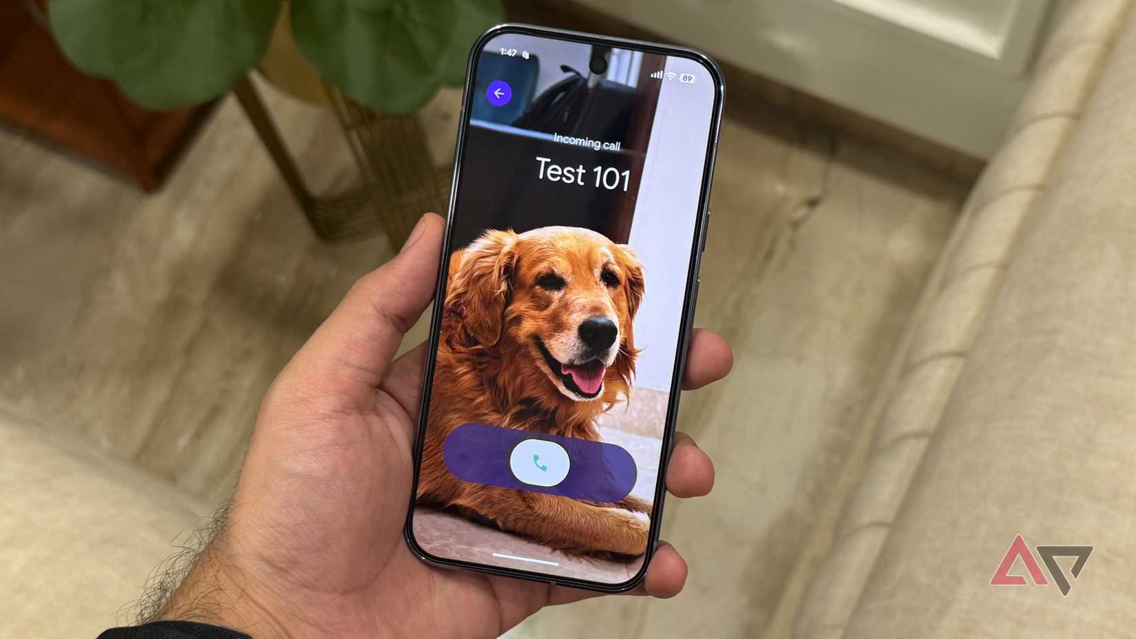 Calling card on an Android phone