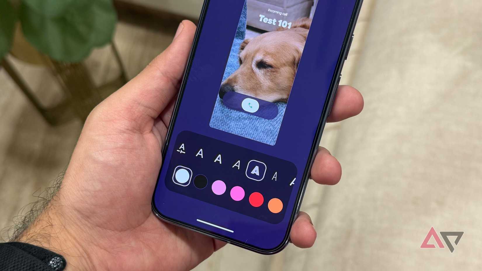 Personalizando um cartão telefônico no Android