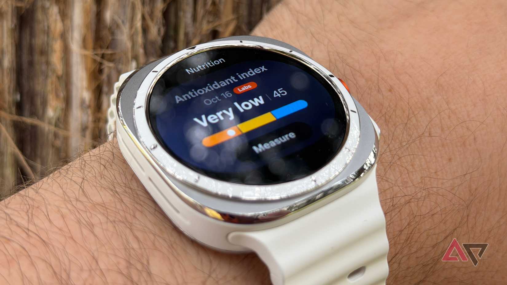 Monitoramento antioxidante no Galaxy Watch Ultra