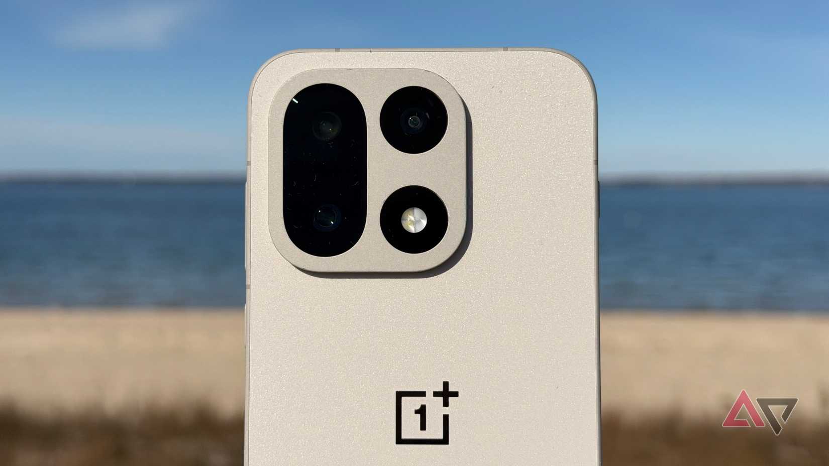 OnePlus 15 in Sand Storm at the beach