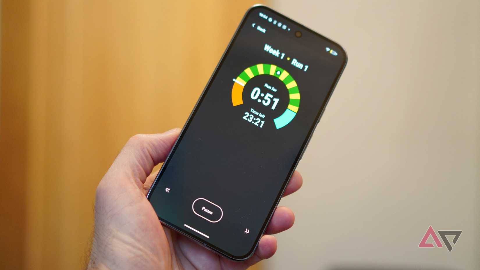 O aplicativo NHS Couch to 5K no Google Pixel 10 Pro XL