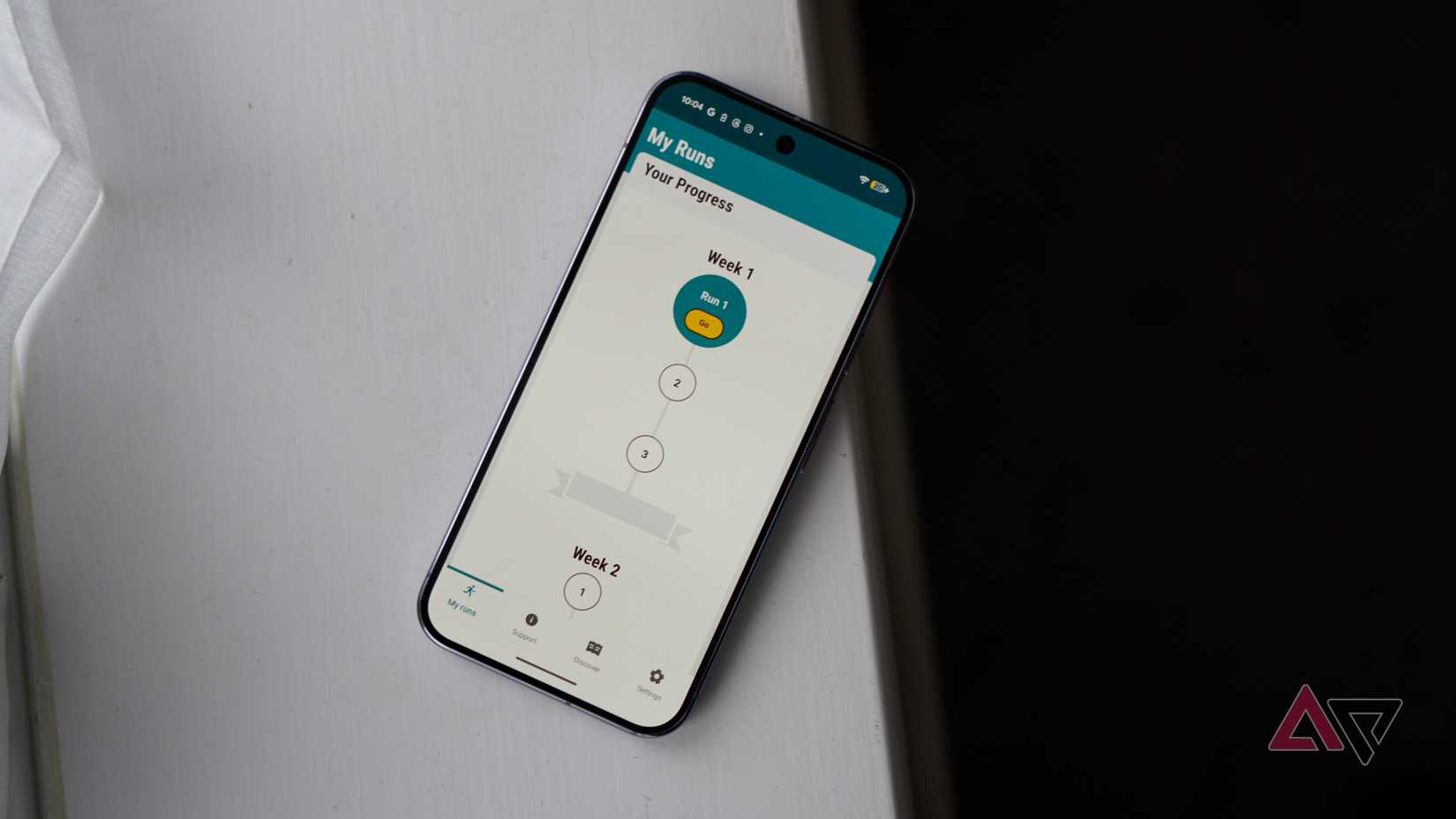 O aplicativo NHS Couch to 5K no Google Pixel 10 Pro XL