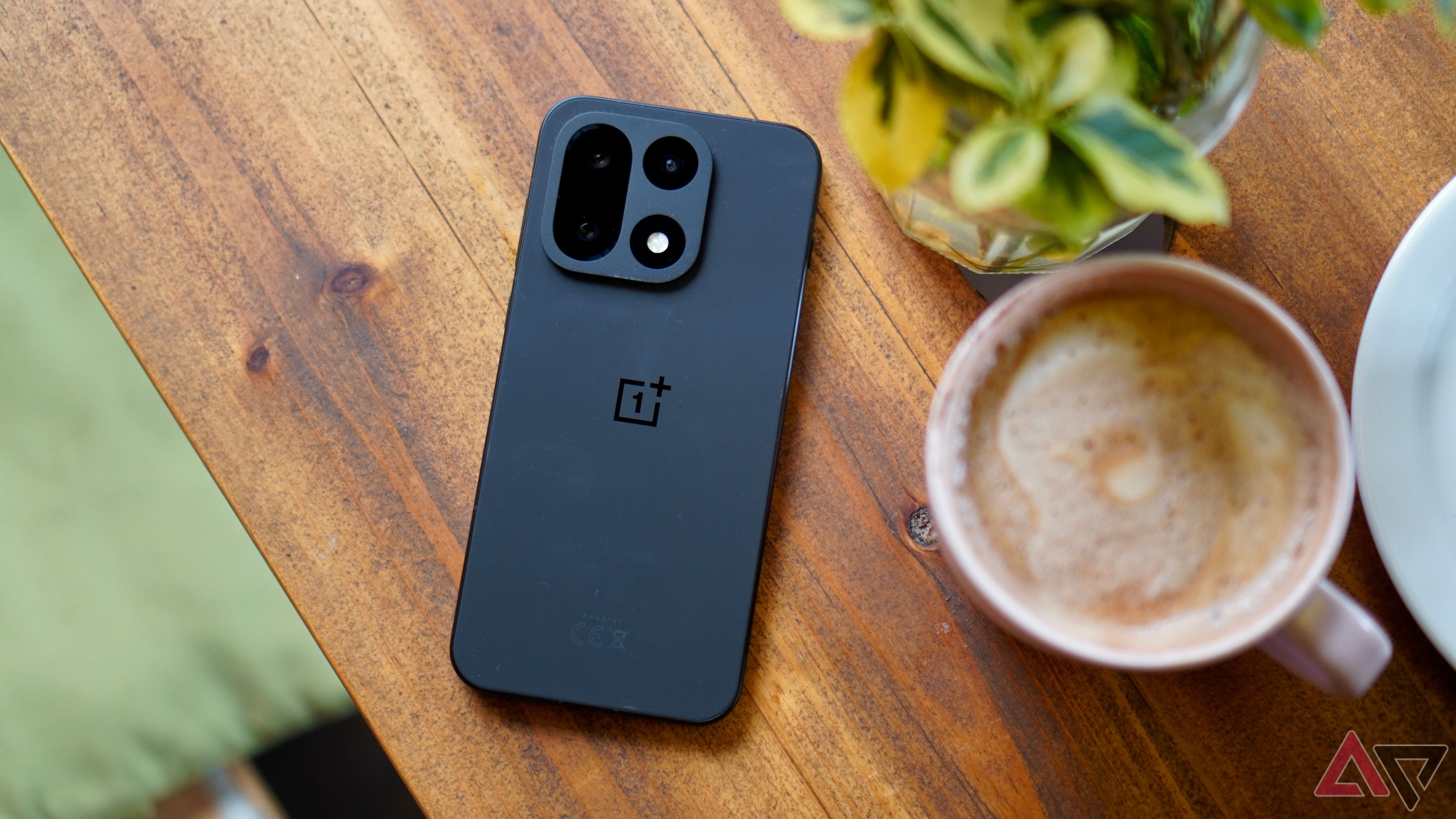 The OnePlus 15 on a table