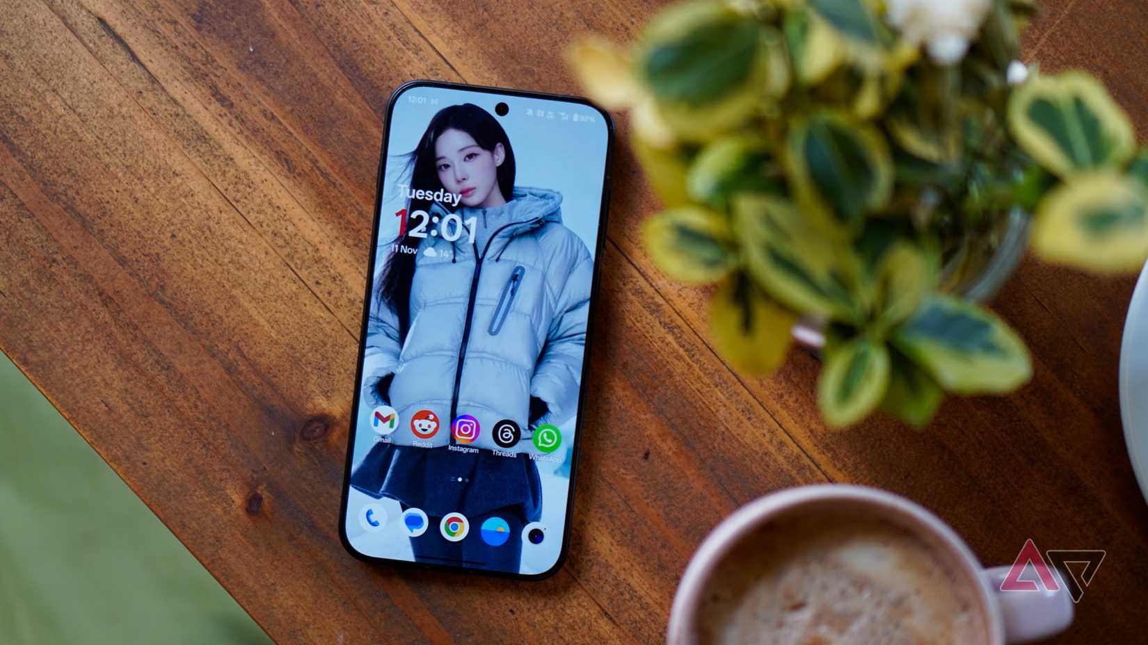 The OnePlus 15 on a table