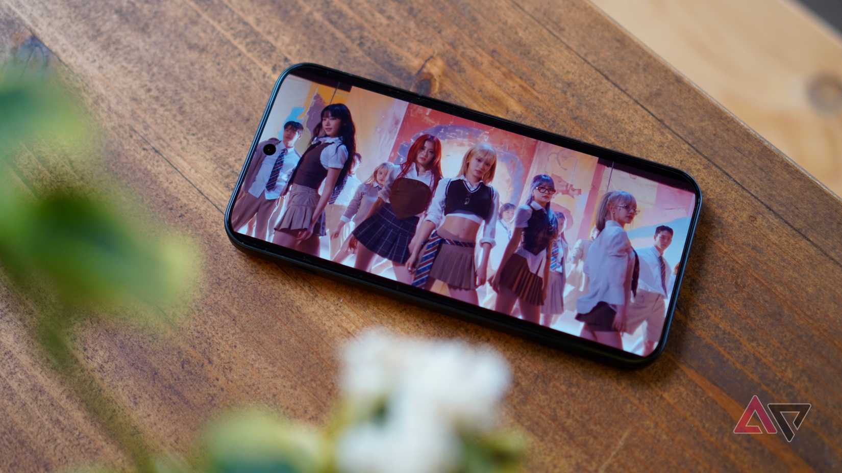 A video playing on the OnePlus 15