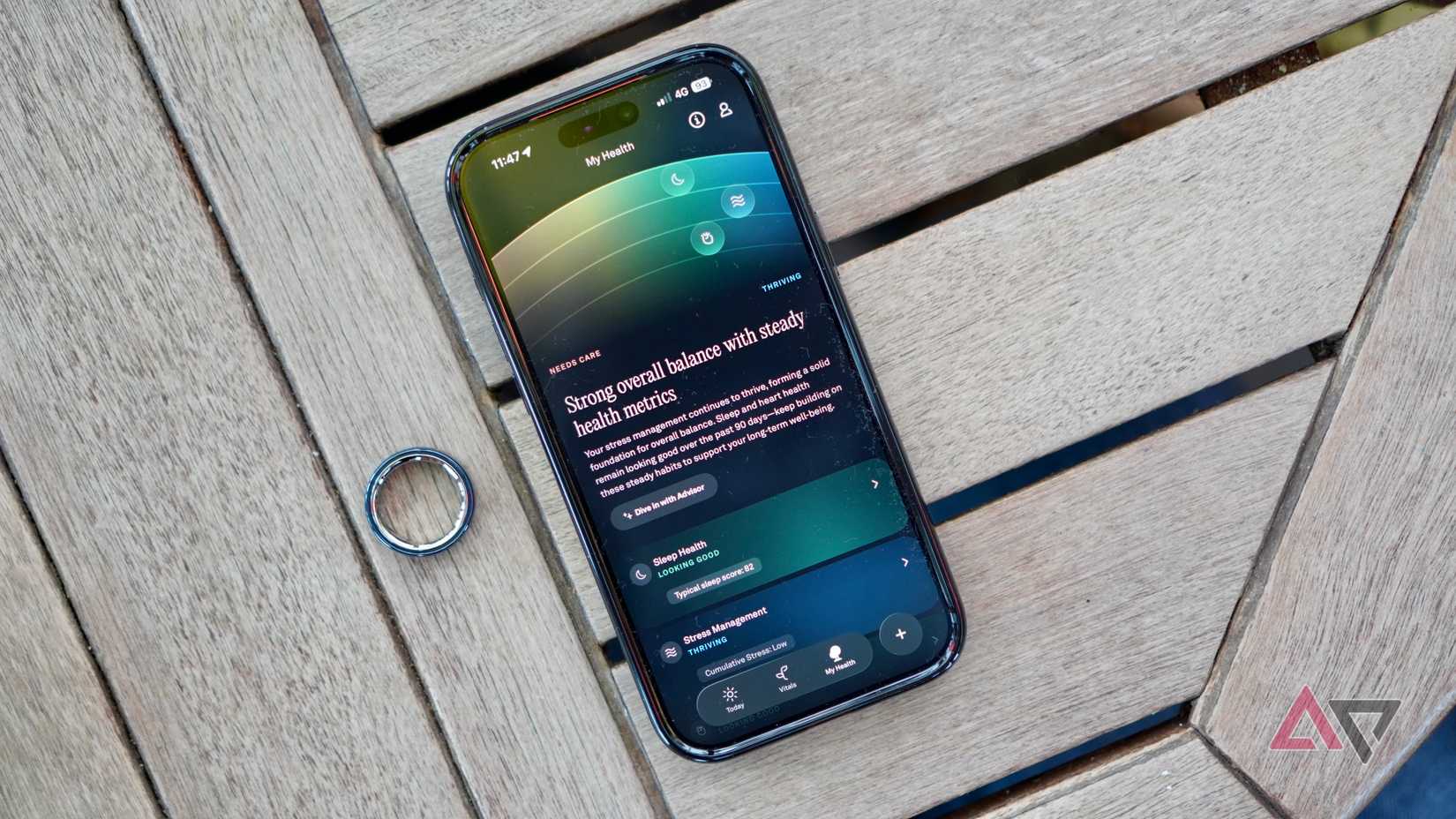 L'app Oura Ring di nuova concezione