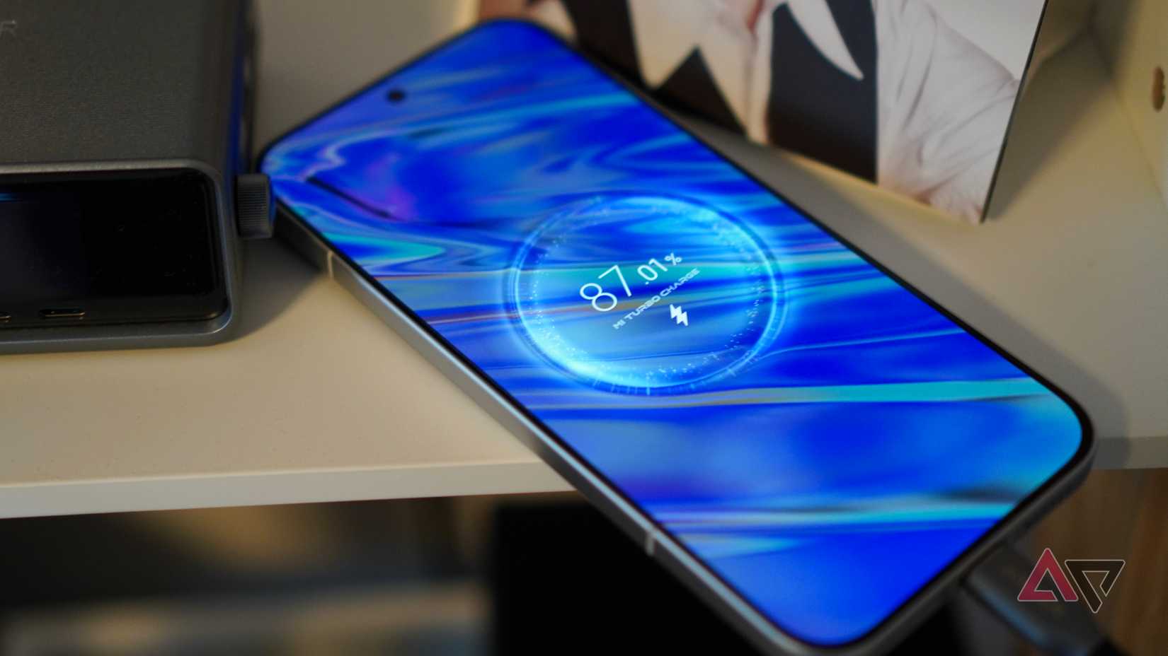 The Poco F8 Ultra on charge