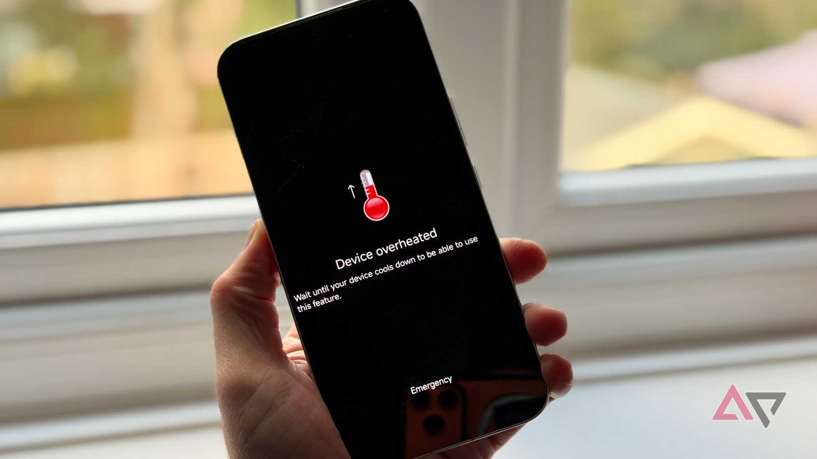 The Poco F8 Ultra showing it has overheated