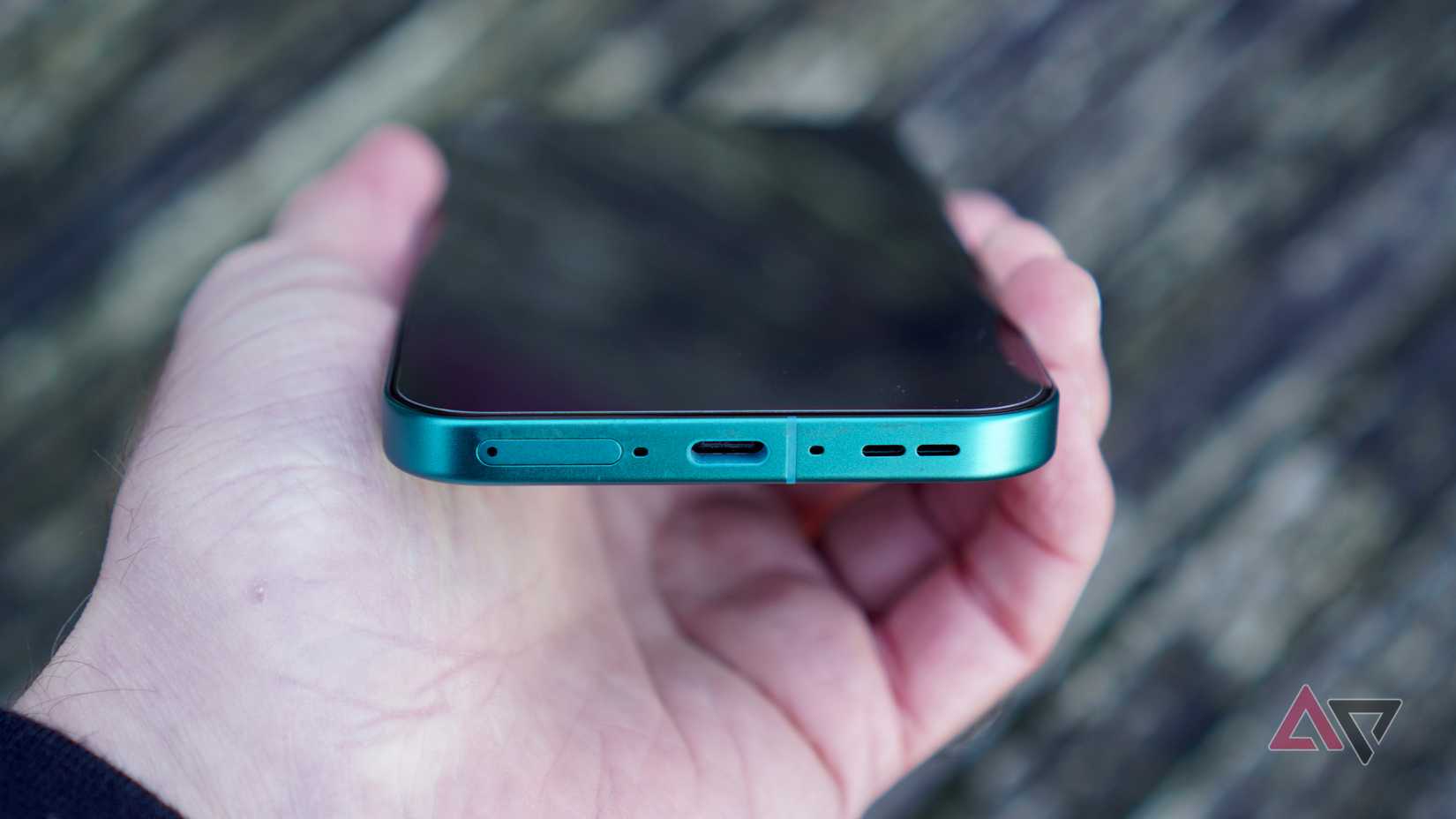 The Realme GT 8 Pro's charging port