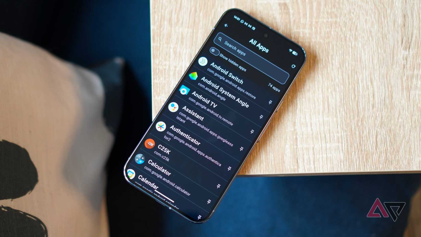App drawer on the Senior Home launcher