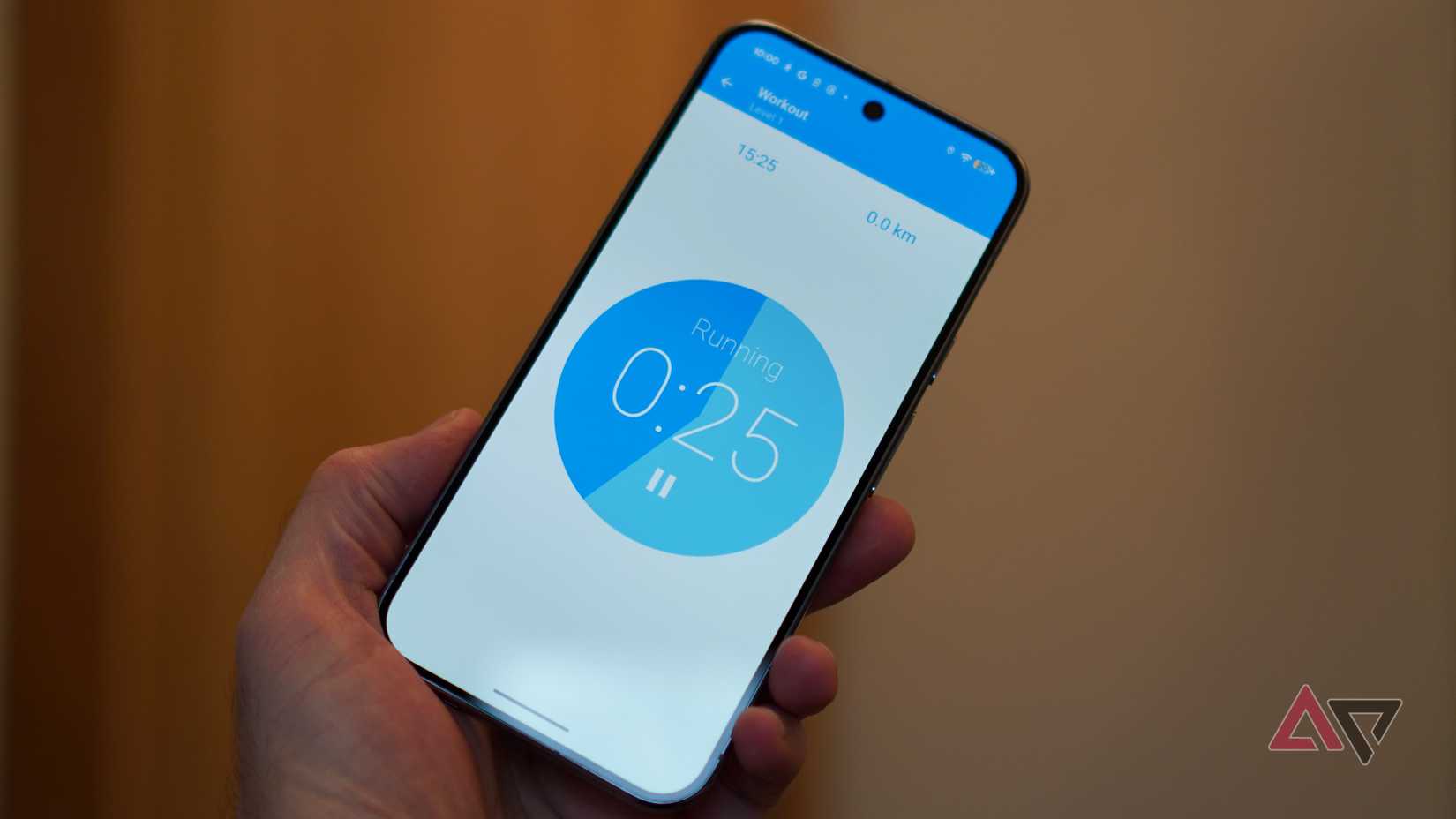 O aplicativo Start Running no Google Pixel 10 Pro XL