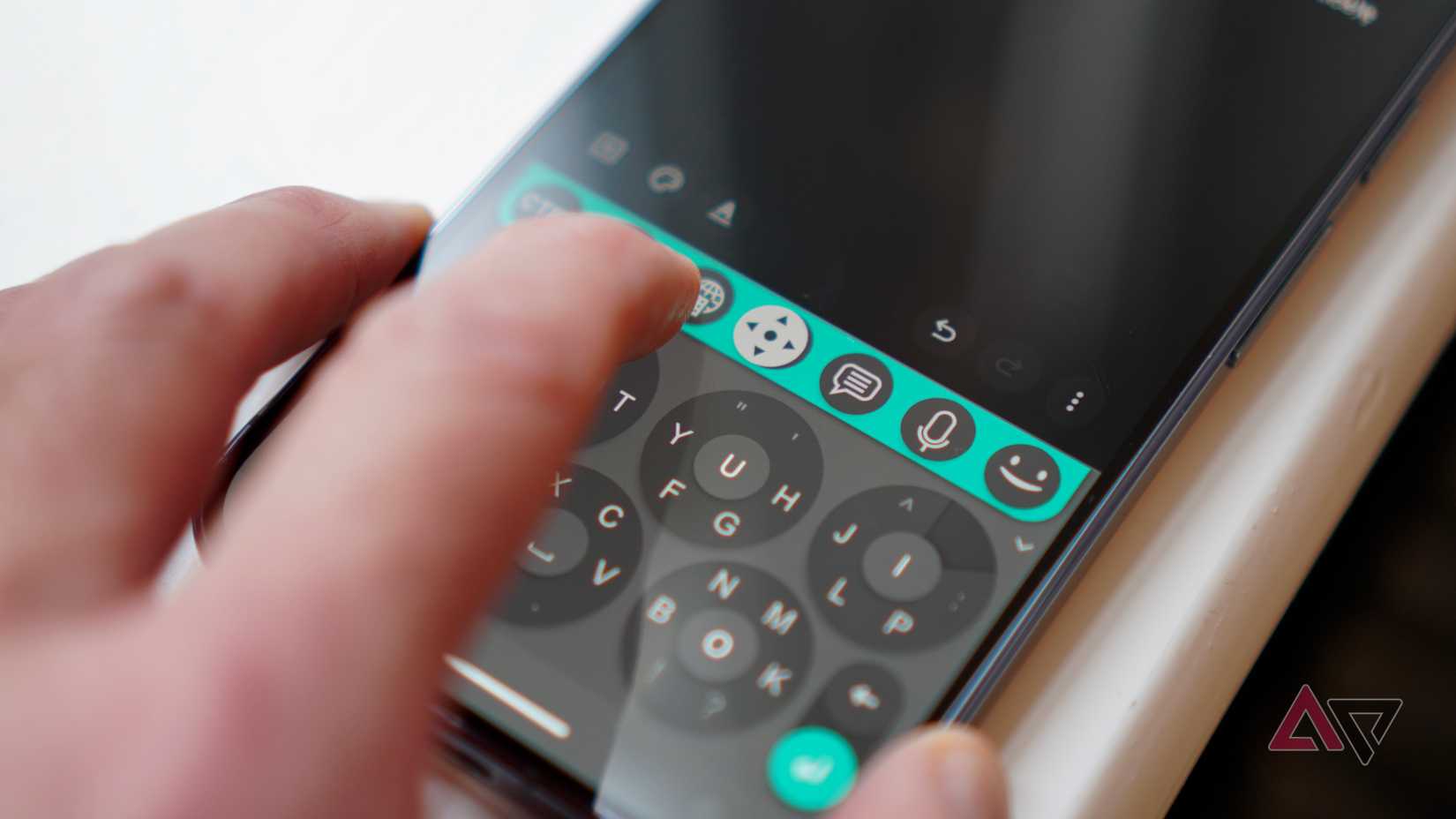 O joystick do cursor no teclado tOndO