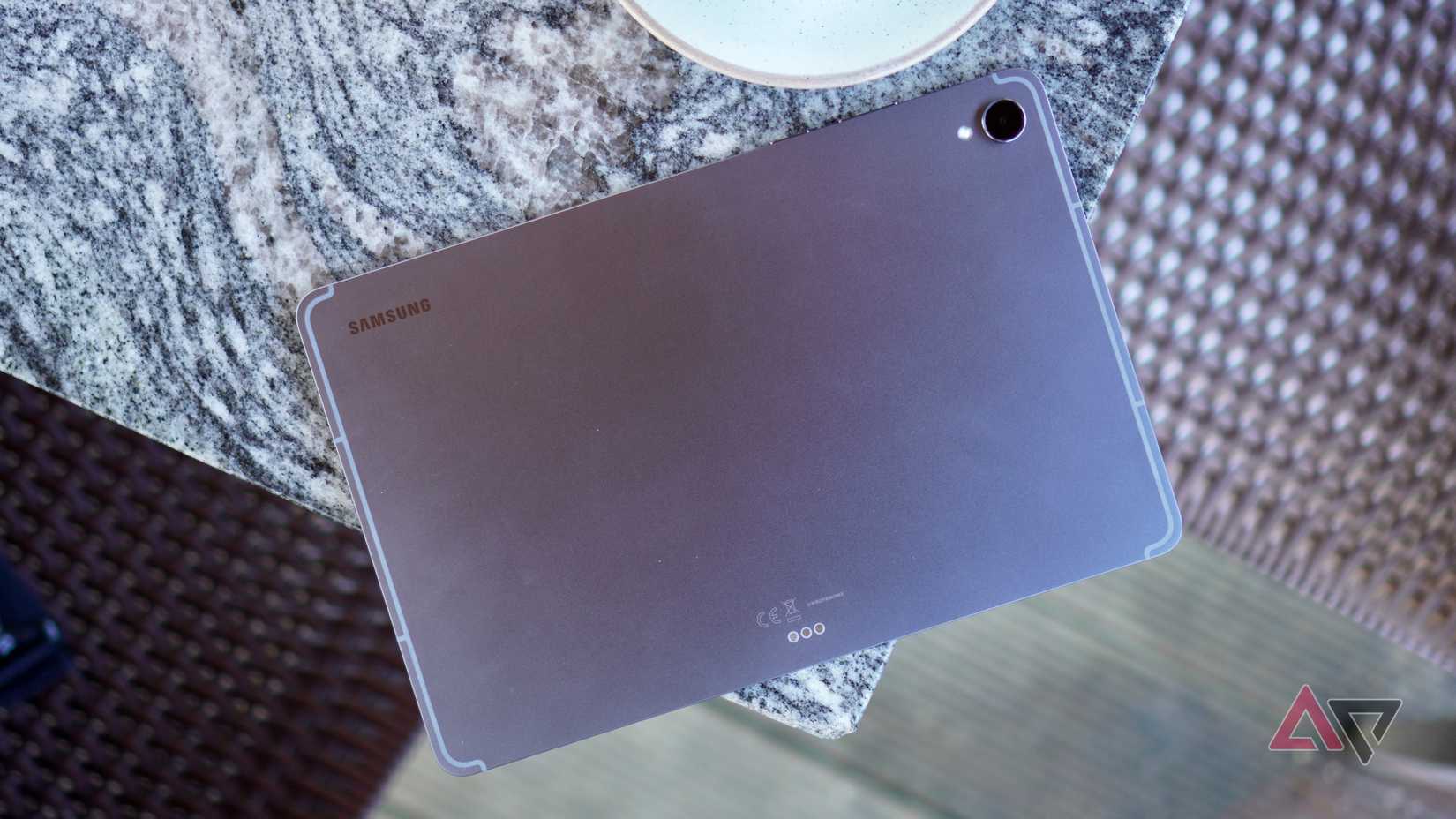 The back of the Samsung Galaxy Tab S11