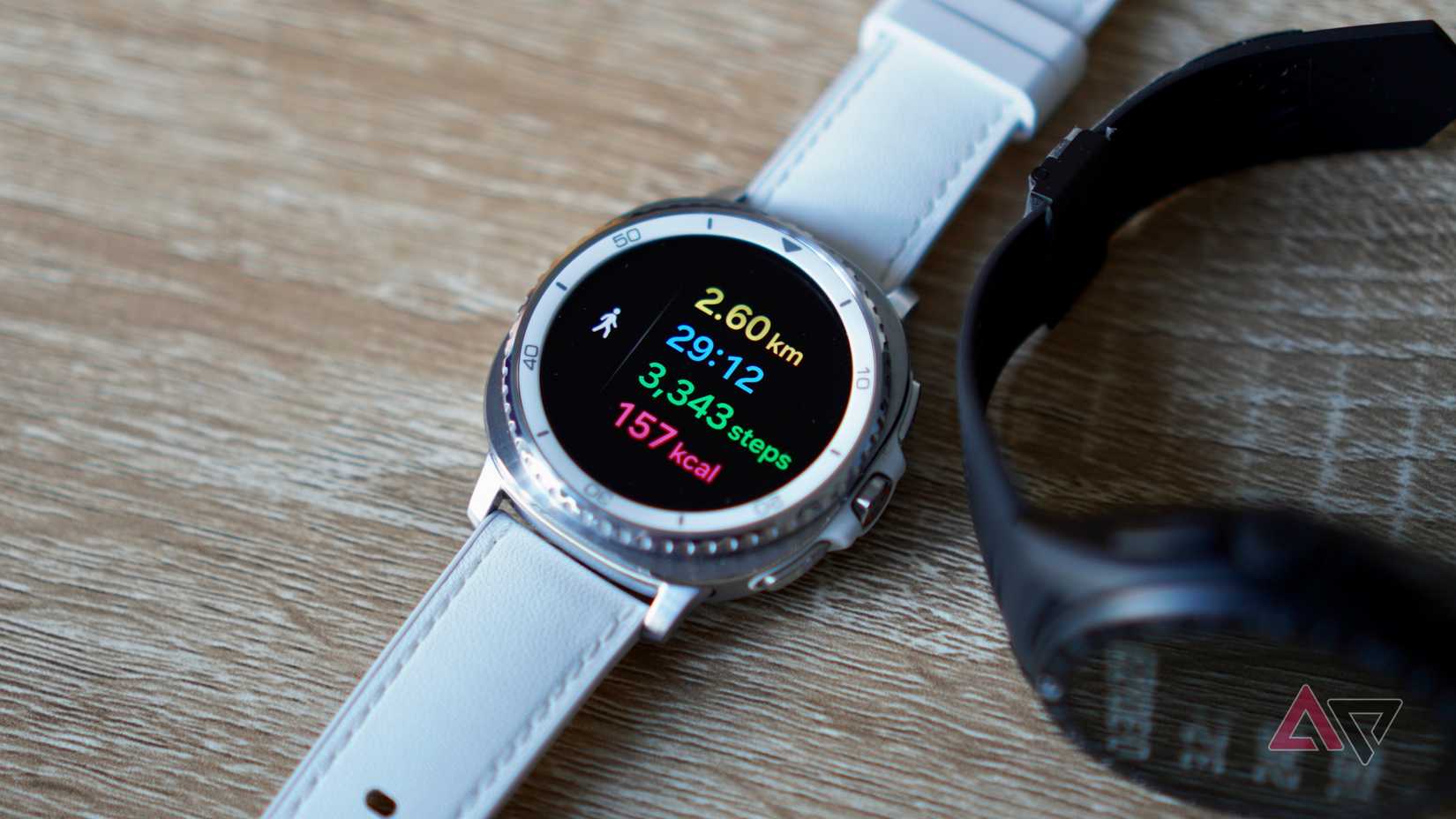 The Samsung Galaxy Watch 8 Classic showing a workout