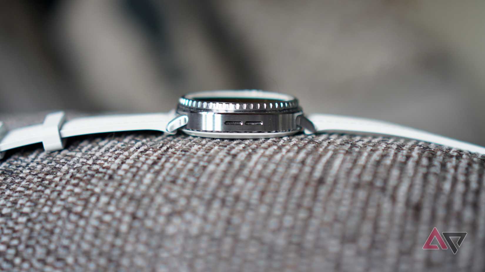 A lateral do Samsung Galaxy Watch 8 Classic