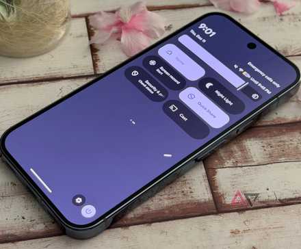 Quick Share mostrado no menu de configurações rápidas do Pixel 10