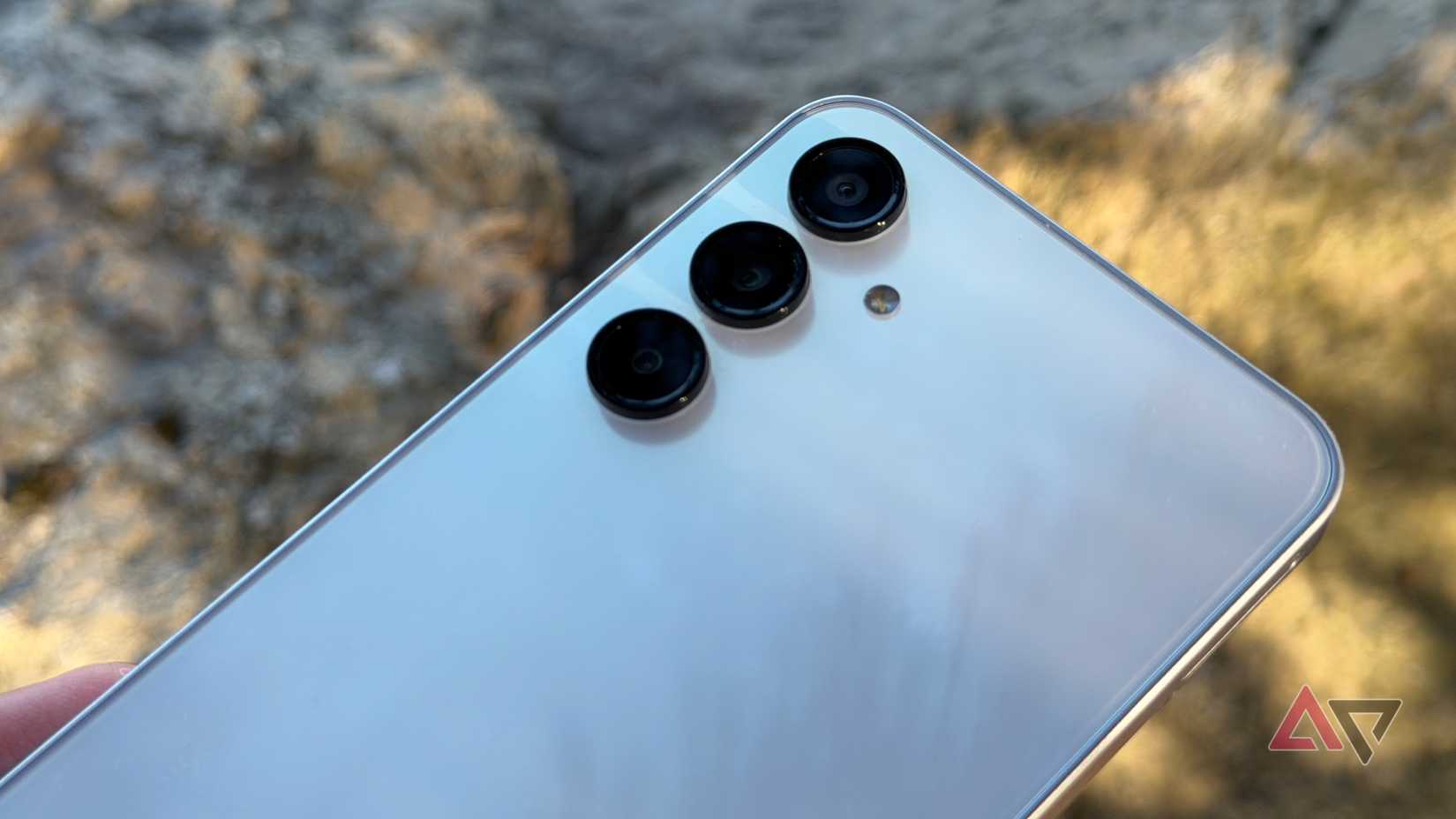 Samsung Galaxy A16 peaking through the shadows