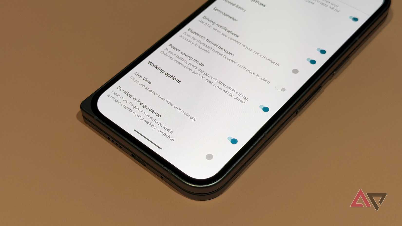 Alternar para o modo de economia de energia do Google Maps