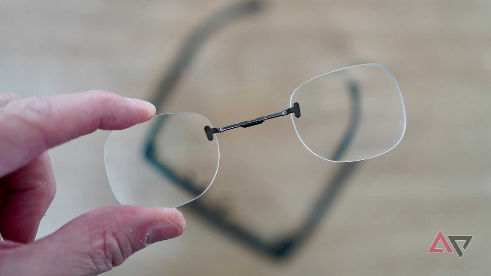 The RayNeo X3 Pro's prescription lenses