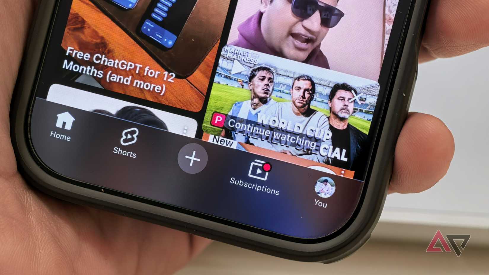 Continue assistindo recurso no YouTube