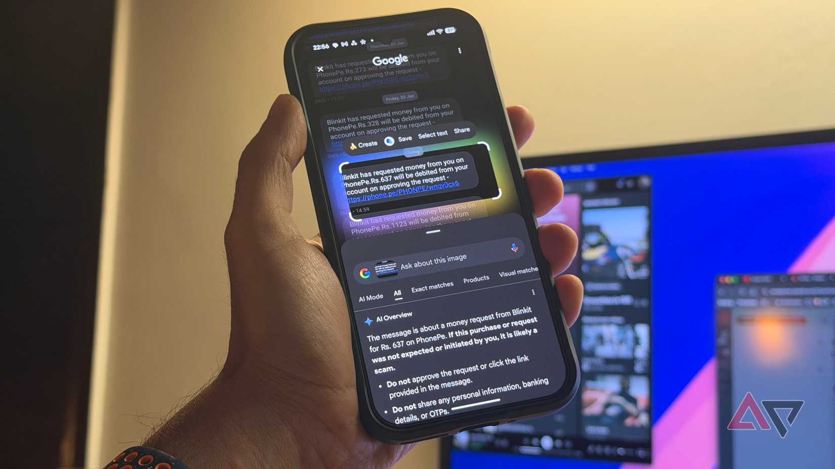 círculo para pesquisar link de pagamento