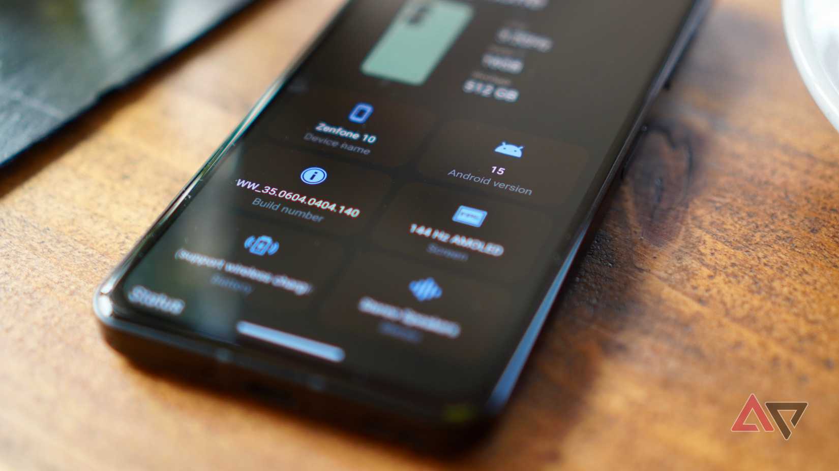 A versão do software instalada no Asus Zenfone 10