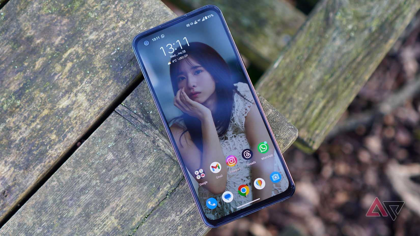 A tela inicial do Asus Zenfone 10