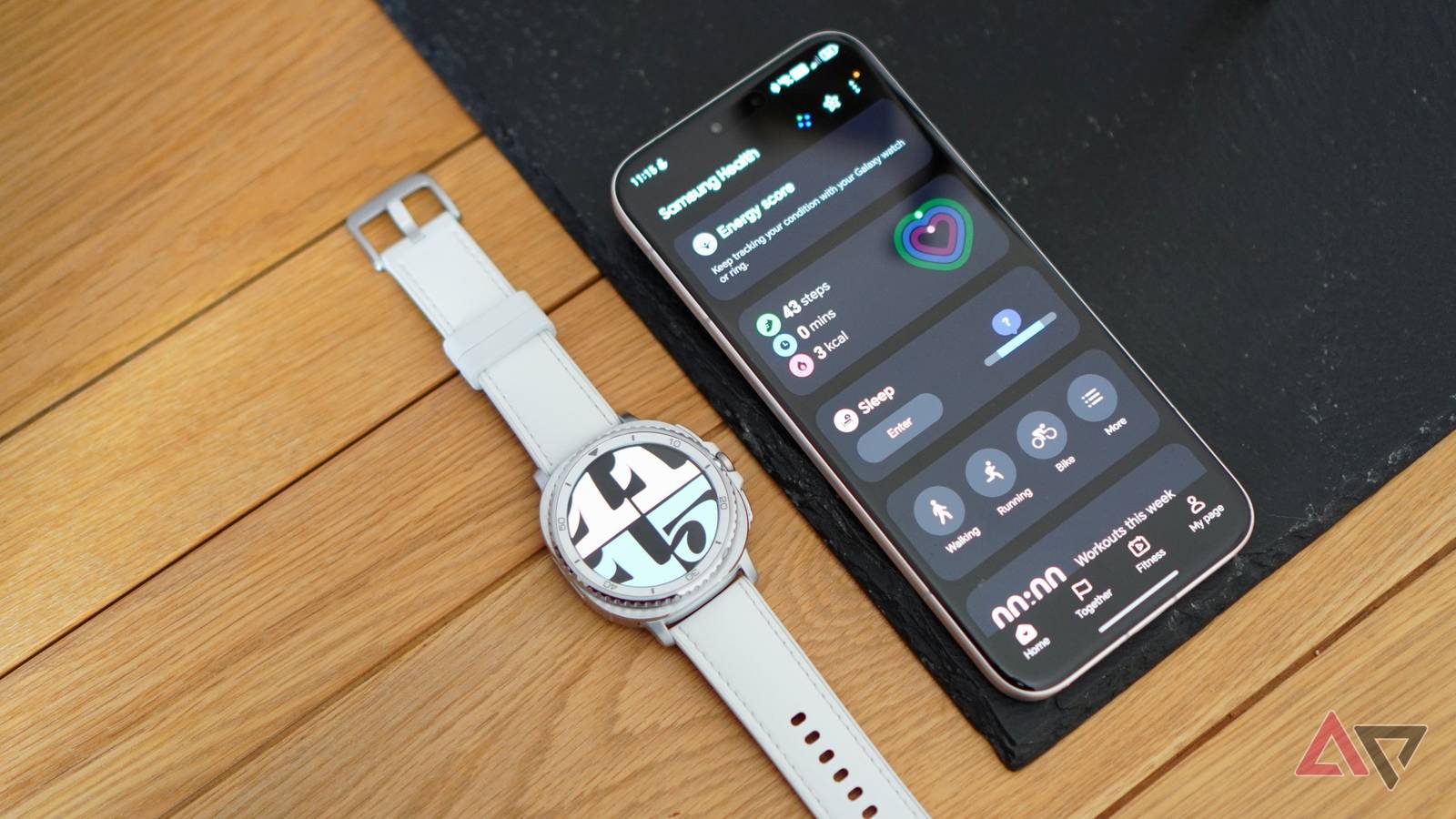 The Samsung Galaxy Watch 8 Classic with Samsung Health app