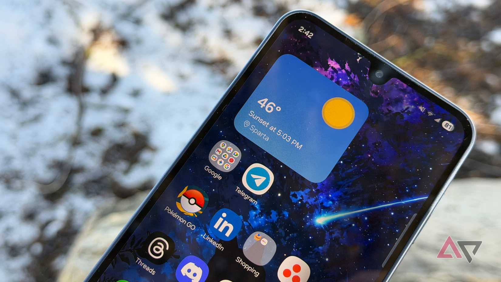 Tela Super AMOLED no Samsung Galaxy A17