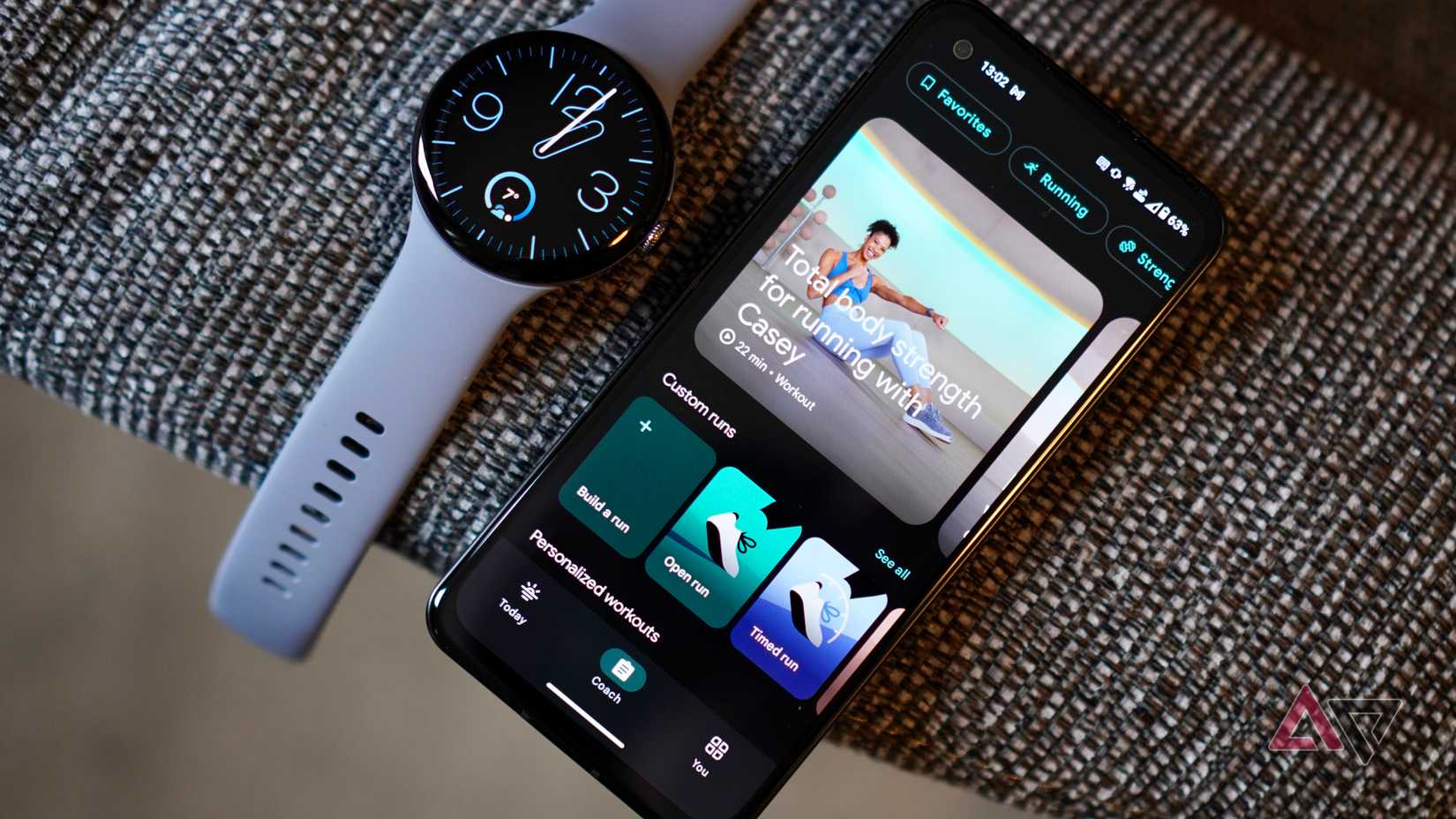 O aplicativo Google Pixel Watch 4 e Fitbit