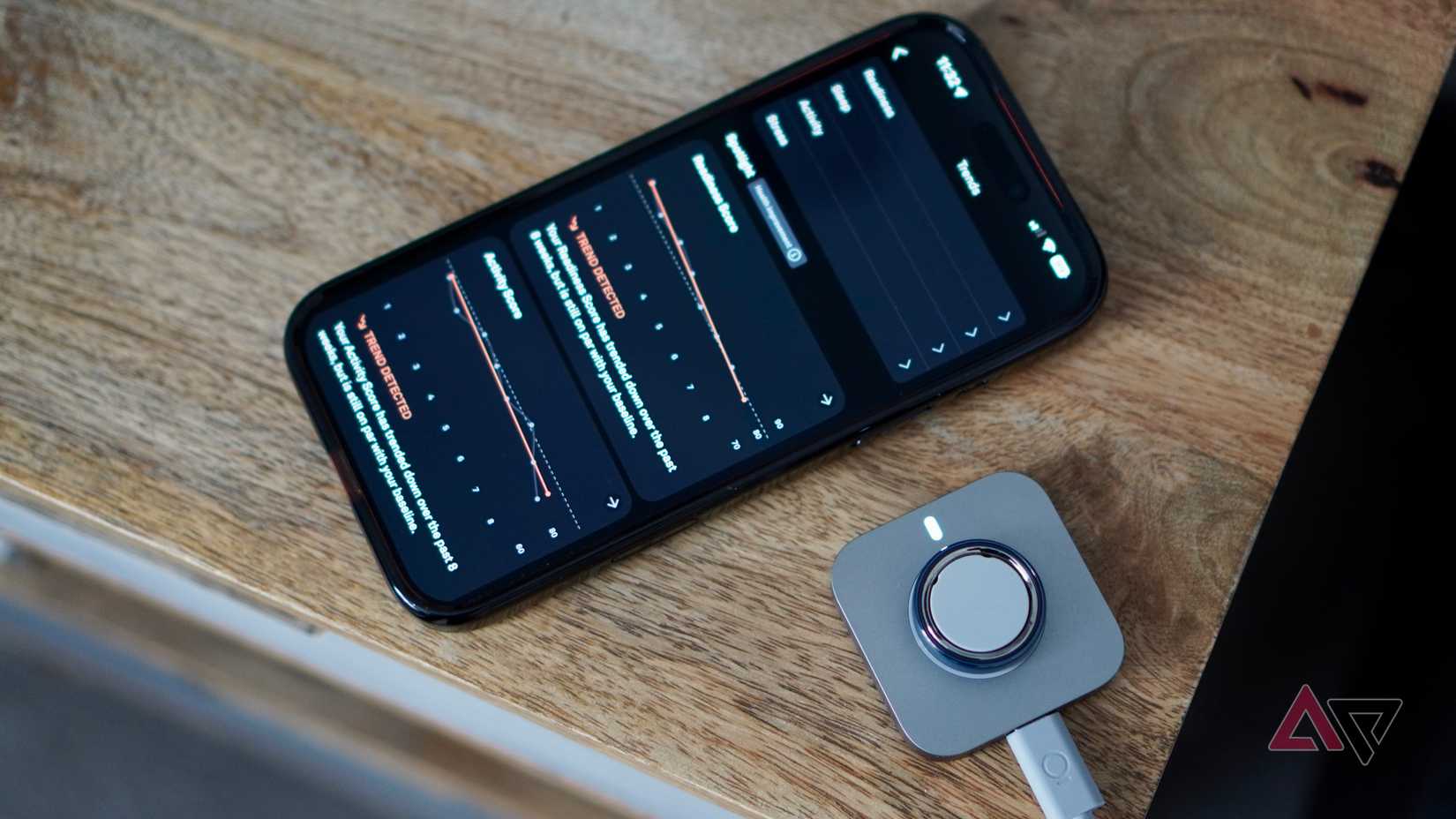 O Oura Ring 4 e dados de tendências no aplicativo