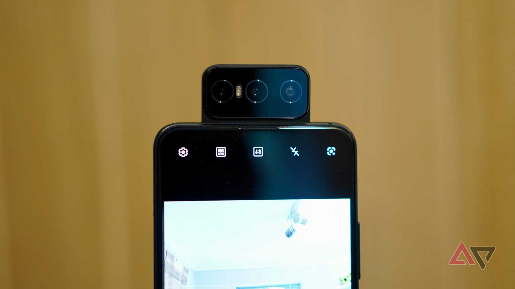 The Asus Zenfone 7 Pro's flip camera