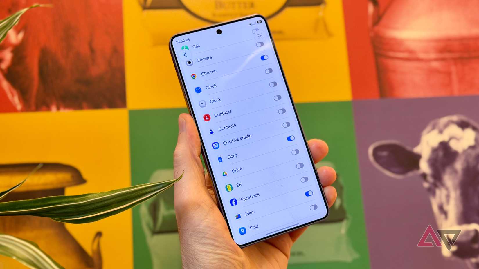 Setting apps in the Samsung Galaxy S26 Ultra's Privacy Display menu