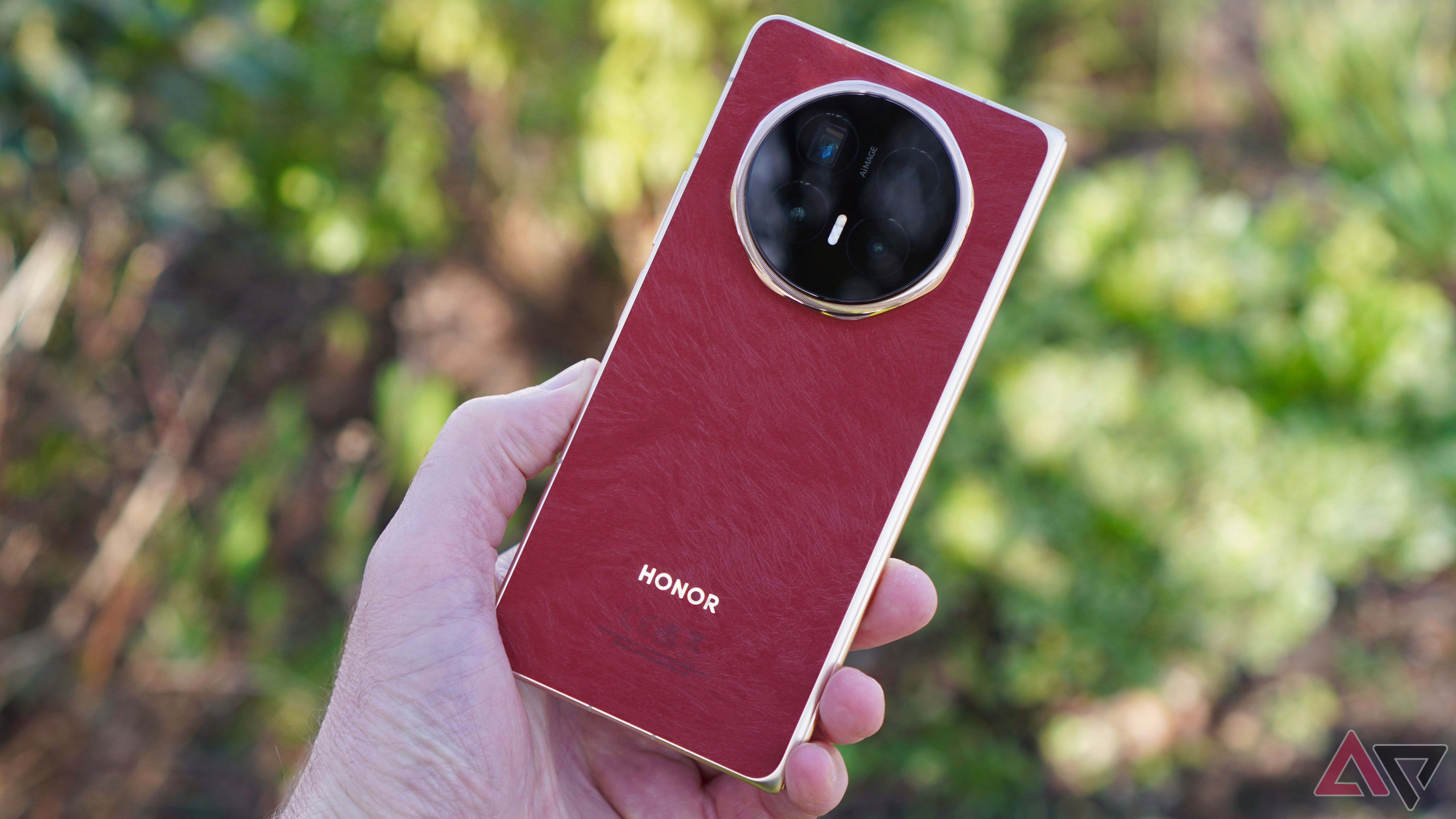 I held the Honor Magic V6, and it's a foldable, feathery fashion statement