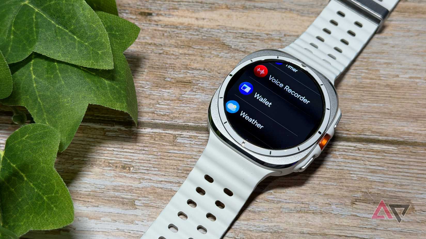 Portafoglio Samsung mostrato sul Galaxy Watch Ultra