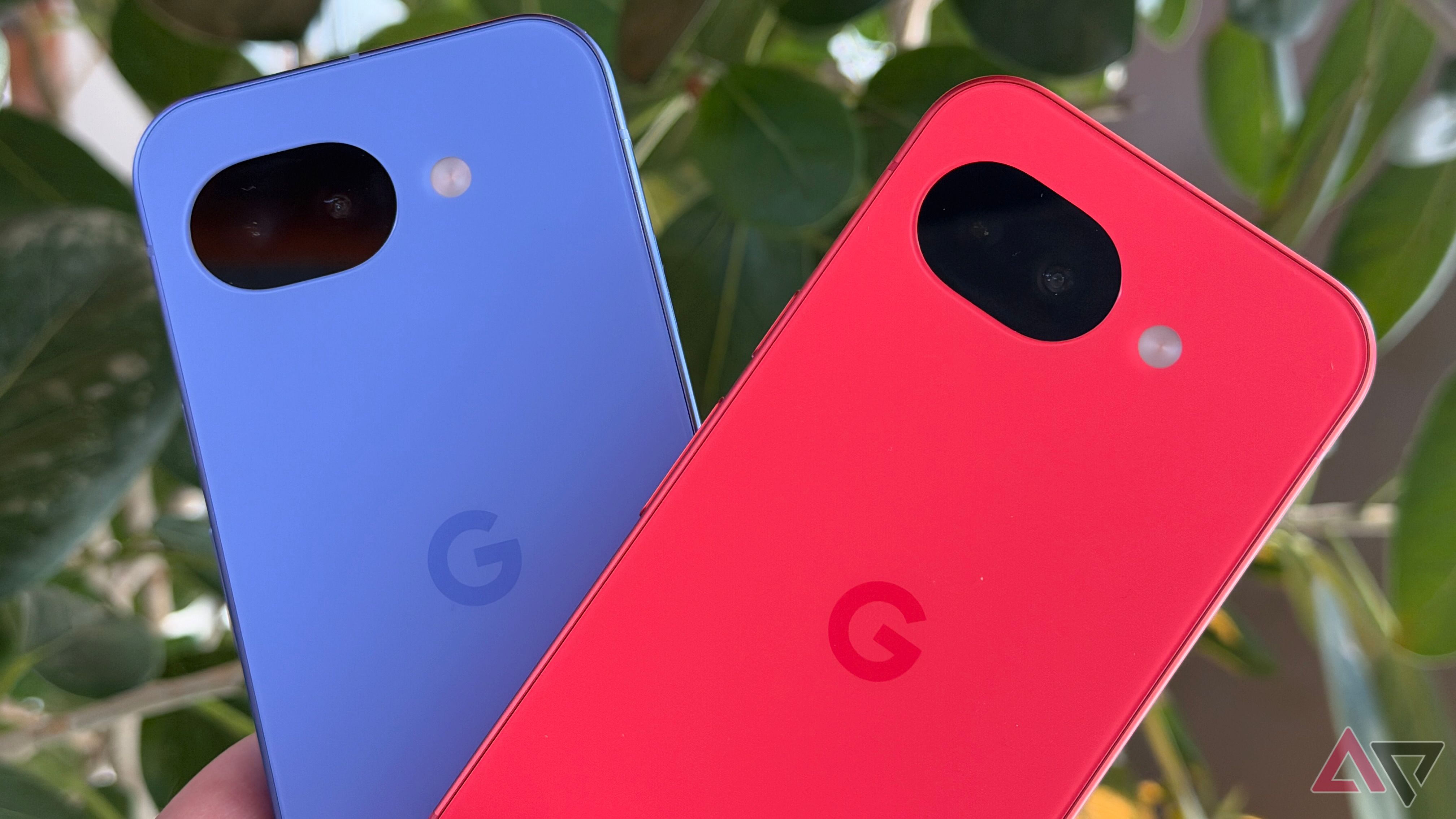 Google Pixel 10a in Berry and Lavender 