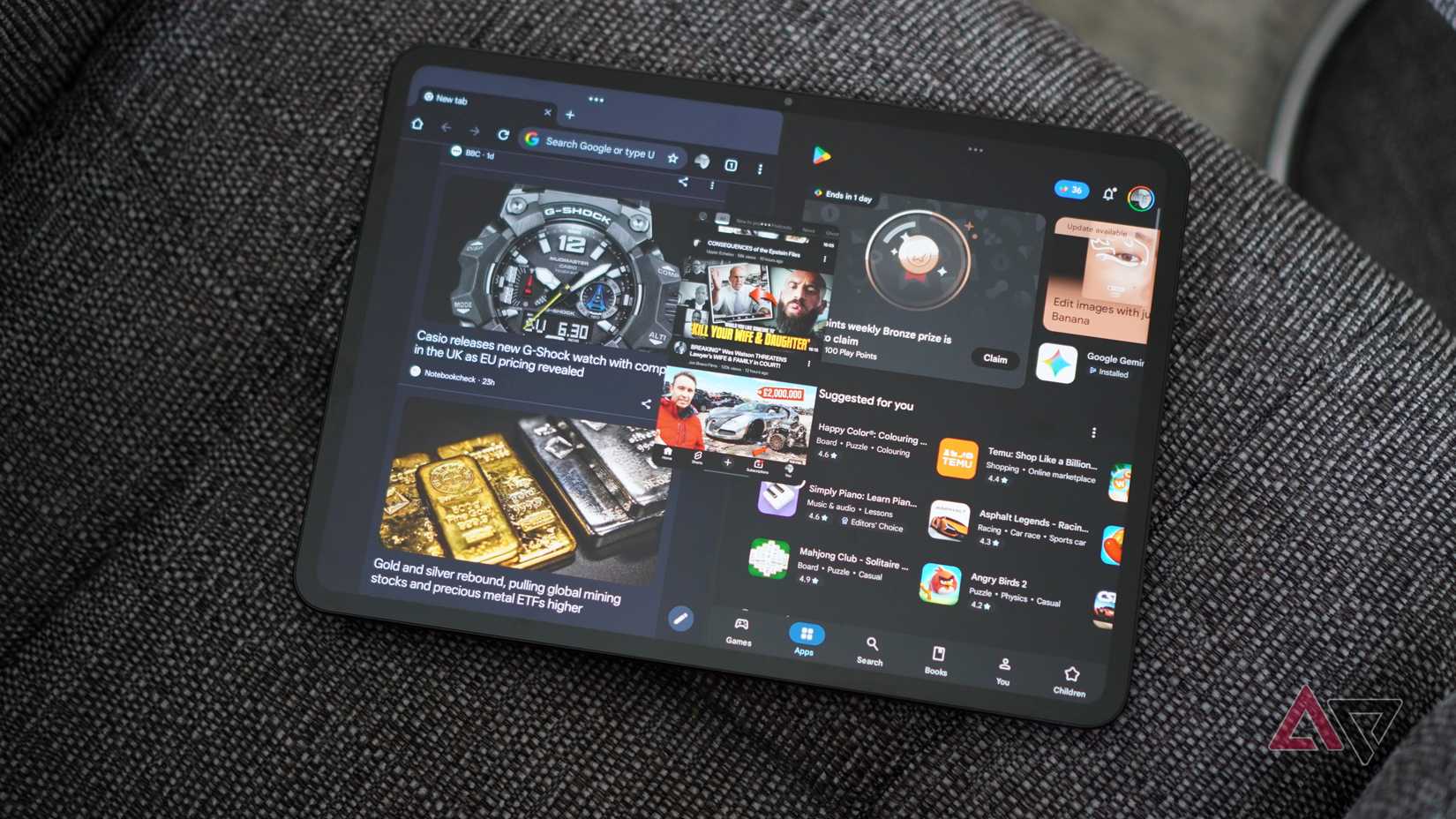 Multi-tasking on the OnePlus Pad Go 2